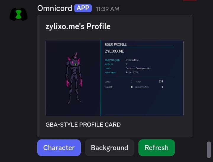 Player profile showing achievements and statistics