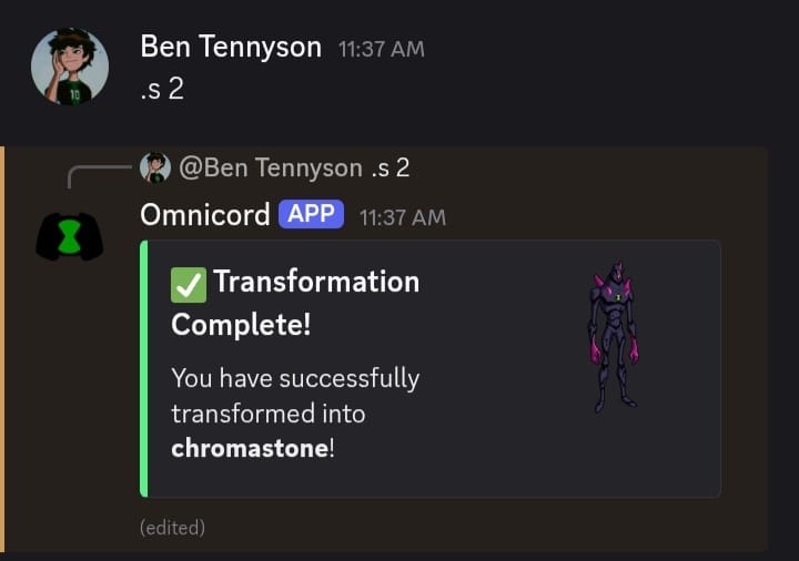 Transformation Screen